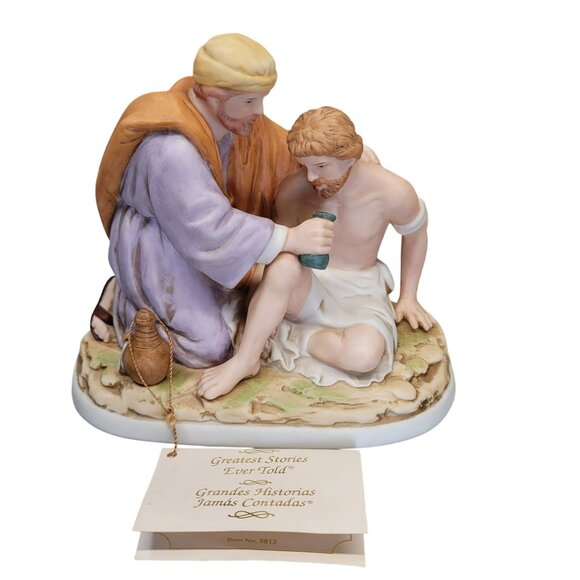 Greatest Stories Ever Told The Good Samaritan Luke 10:33 Figurine 8813 Homco '97 - Picture 1 of 8